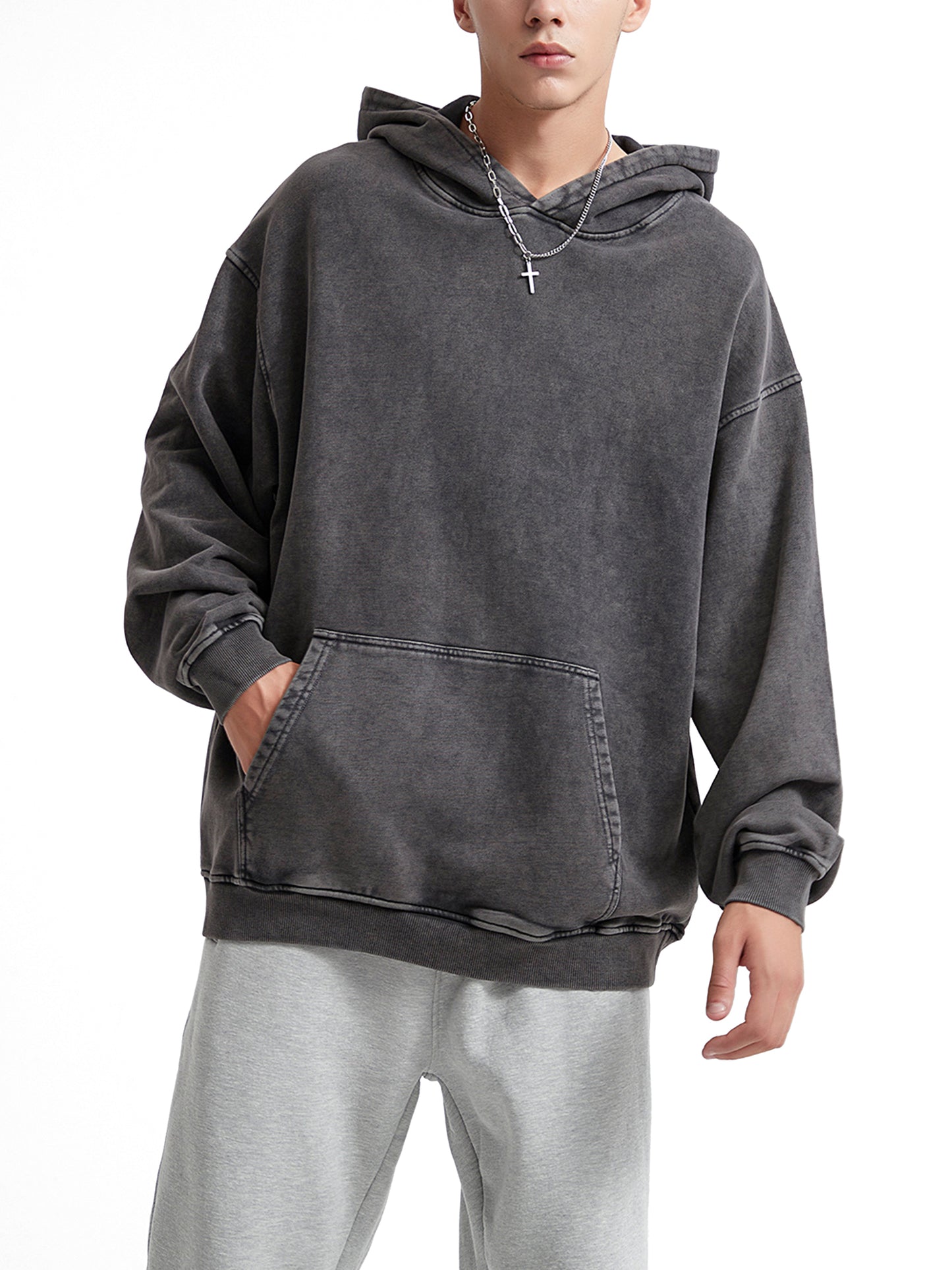 Kingdom Sri Yantra Oversize Hoodie - 100% Organic Cotton