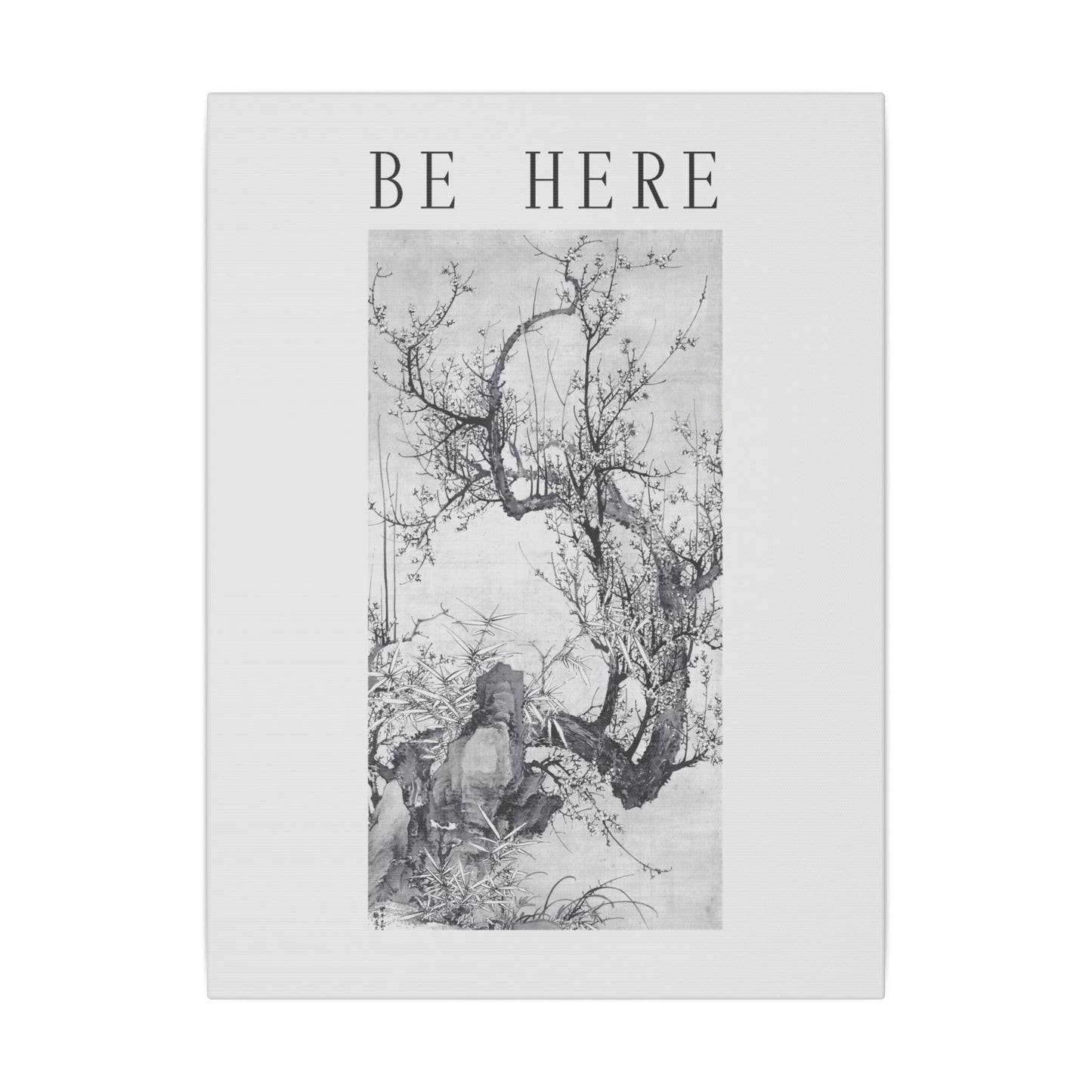 Be Here Matte Canvas, Stretched, 0.75" (Multi-Size)