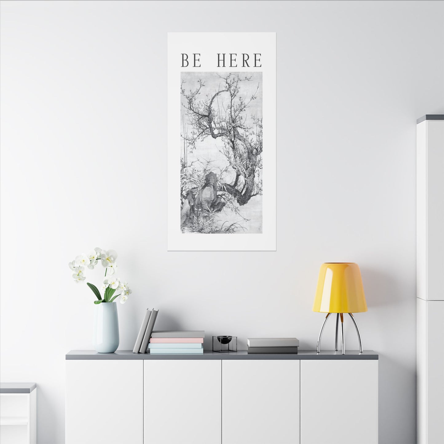 Be Here Matte Canvas, Stretched, 0.75" (Multi-Size)