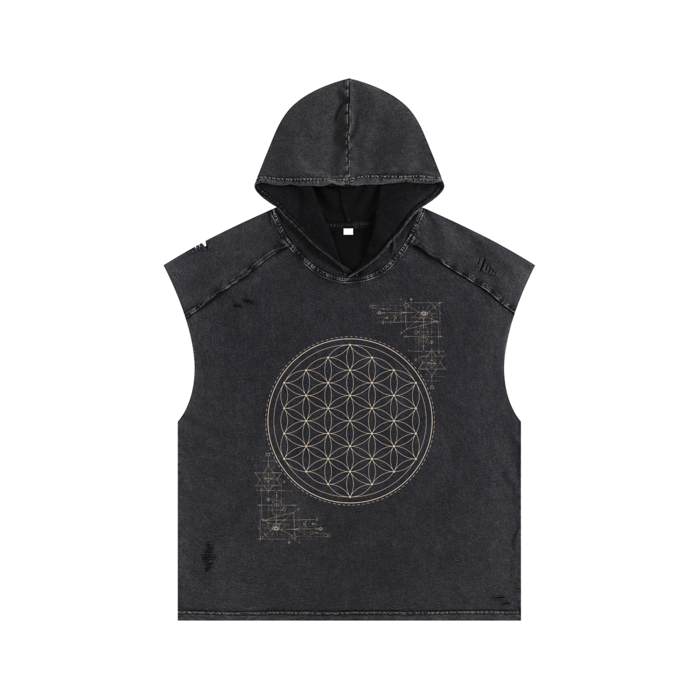 Honeyglyph Flower of Life Coded Tank - 100% Organic Cotton