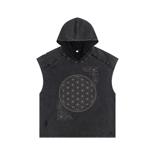 Honeyglyph Flower of Life Coded Tank - 100% Organic Cotton