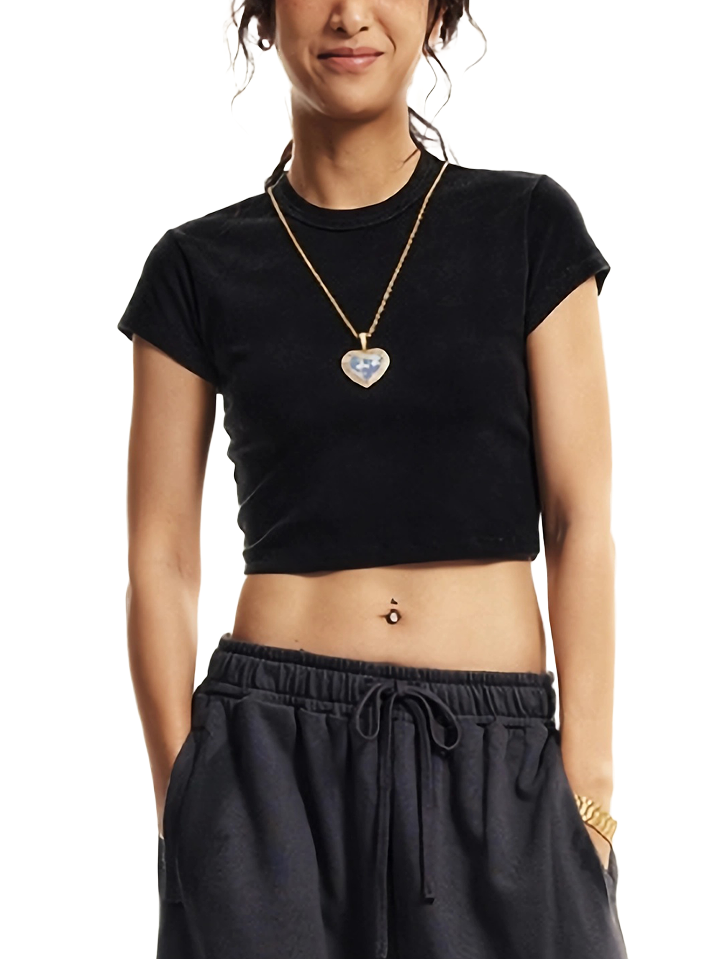 Honeyglyph Flower of Life Coded Croptop - 100% Organic Cotton